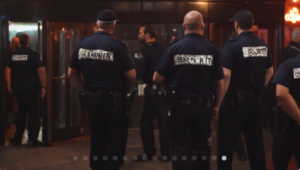 Night security, ensuring order and security inside the club