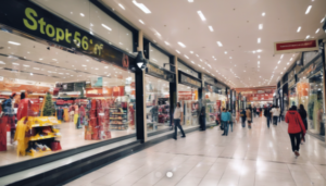 Protection of shops and shopping malls