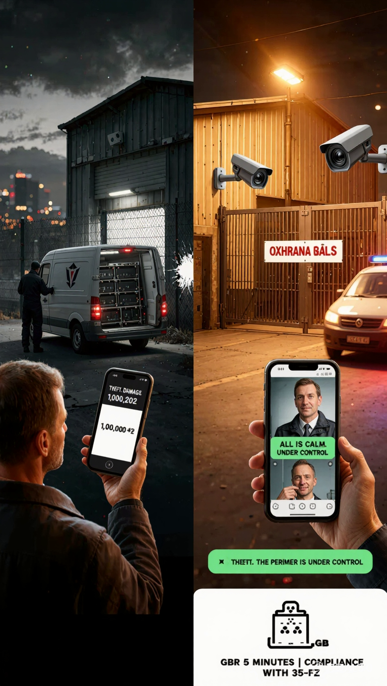 blog post about warehouse protection in Moscow